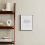 "Your Quote: Portrait Orientation Custom Print" - Custom Print in Rustique by Minted - In a Room