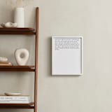 "Custom Quotes" - Custom Print in Noir by Minted - In a Room