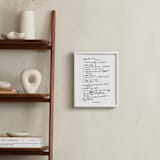 "Your Text: Custom Print " - Custom Print in Black by Minted - In a Room