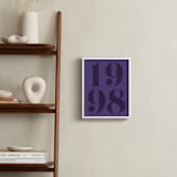 "Your Year: Custom Print" - Custom Print in Midnight Purple by Erica Krystek - In a Room