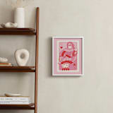 "The King and Queen: Custom Print" - Custom Print in Bubblegum by Jenna Holcomb - In a Room
