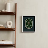 "By Par: Custom Print" - Custom Print in Evergreen by Susan Zinader - In a Room