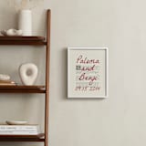 "Books & Lovers" - Custom Print in Red Ink by Helena Vitto - In a Room