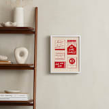 "Matchbooks" - Custom Print in Fire by Jennifer Lew - In a Room