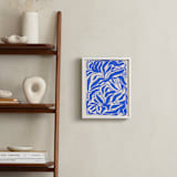 "Azure Flow" - Art Print in Blue by Black Botanic - In a Room