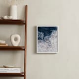 "Ocean's Brushstrokes 1" - Art Print in Deep Sea by Tania Medeiros - In a Room