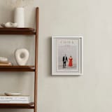 "Heritage Frame: Portrait Foil Framed Photo" - Foil Framed Photo in Rose Gold by Stacey Meacham - In a Room