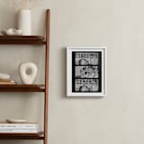 "Vintage Film: Framed Photo" - Framed Photo in Noir by Christie Garcia - In a Room