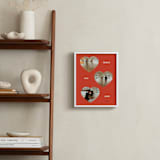 "Three Hearts: Framed Photo" - Framed Photo in Cherry by Ani Somi - In a Room