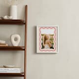 "Wavy: Framed Photo" - Framed Photo in Seashell by Robert and Stella - In a Room