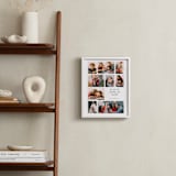 "Nine Photo: Portrait Framed Photo" - Framed Photo in White by Leia Matt - In a Room