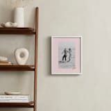"Scripted Heart: Framed Photo" - Framed Photo in Crayon by Claudia Orengo - In a Room