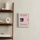 "Bold Love: Framed Photo" - Framed Photo in Blush by Minted - In a Room