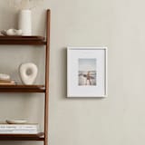 "Panorama: Portrait" - Framed Photo in Salt by Olivia Raufman - In a Room