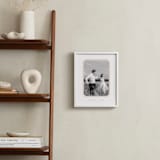 "Bevel Border: Portrait" - Framed Photo in Cream by Carolyn MacLaren - In a Room