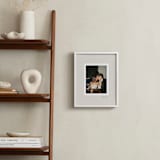 "Timeless Touch: Portrait" - Framed Photo in Ivory by Cass Loh - In a Room
