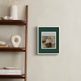 "Color Border: Portrait Framed Photo" - Framed Photo in Green by Minted - In a Room