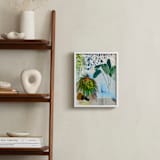 "A Composition of Plants" - Art Print in Blue Safari by Yanni Hui - In a Room