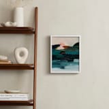 "Curacao" - Art Print in Turquoise blue by Caryn Owen - In a Room