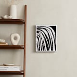 "Waterfall" - Art Print in Charcoal by Leanne Friedberg - In a Room