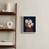 "Emilie" - Art Print in Deep Blue by Alex Roda - In a Room