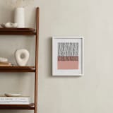 "Color Streak" - Art Print in Dusty Rose by Kiersten Garner - In a Room