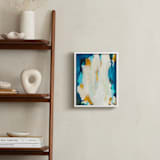 "Agua de Oro" - Art Print in Navy by Parima Studio - In a Room