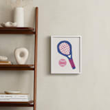 "Electric Sports 1" - Personalized Art Print in Cobalt by Carrie Moradi - In a Room