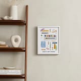 "Creative Tools" - Personalized Art Print in White by Naava Katz - In a Room