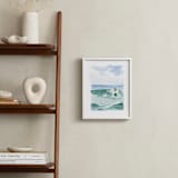 "Hang Five" - Art Print in Pacific Green by Mary Cecelia - In a Room