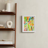 "Tropical" - Art Print in Sunny yellow by Alexandra Dzh - In a Room