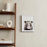 "Bubblegum: Bear" - Art Print in bubblegum pink by Maja Cunningham - In a Room