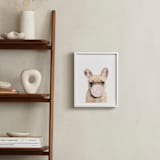 "Bubblegum animals" - Art Print in white by Maja Cunningham - In a Room