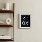 "Neon Series II: XOXO" - Art Print in white by AK Graphics - In a Room