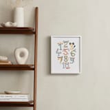 "Numbers in Disguise" - Art Print in Pastels by Serineh Eliasian - In a Room