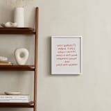 "This Season" - Art Print in Tangerine by Annie Montgomery - In a Room