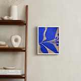 "Blue Belle" - Art Print in Periwinkle Blue by cyrille gulassa - In a Room