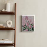 "Pink Tulips" - Art Print in Pink by Arohika Verma - In a Room