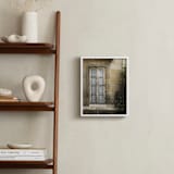 "Saint Germain Window" - Art Print in Rustic Beige by Anne Ciotola - In a Room