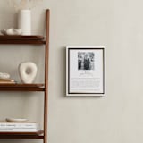 "Classic Edge" - Custom Foil Print in White by Nicole Walsh - In a Room