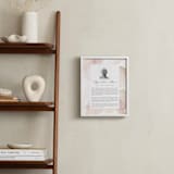 "Flow Obituary Print" - Custom Print in Blush by Creo Study - In a Room