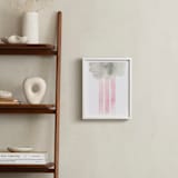 "Cloud and rain" - Art Print in Blushing Pink by Kanika Mathur - In a Room