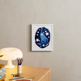"To the stars and beyond" - Art Print in Prussian Blue by raven erebus - In a Room