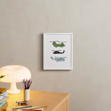 "Chopters" - Art Print in Steel by Rebecca Smith - In a Room