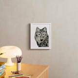 "Senor Wolf" - Art Print in Shadow by Sarah Fitzgerald - In a Room