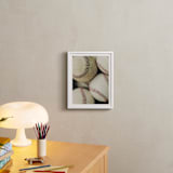 "Baseball 2" - Art Print in Beige by Helen Makadia - In a Room