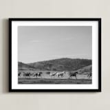 "wild wild west II" - Art Print in Western Grey by Sara Hicks Malone - Framed