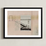 "But Leave the Keys" - Art Print in Notebook by Maja Cunningham - Framed