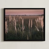 "Pampas grass" - Art Print in Sunset by Lucia Coppola - Framed