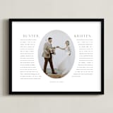 "Our Vows: Framed Photo" - Framed Photo in White by Sarah Curry - Framed